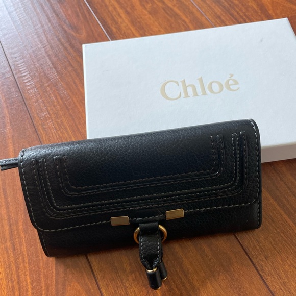 Chloe Marcie Leather Long Wallet - Picture 12 of 12